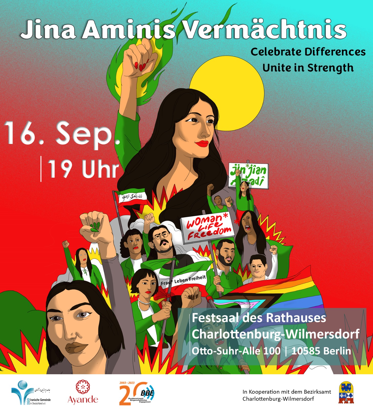 Jina Aminis Vermächtnis: Celebrate Differences, Unite in strength!